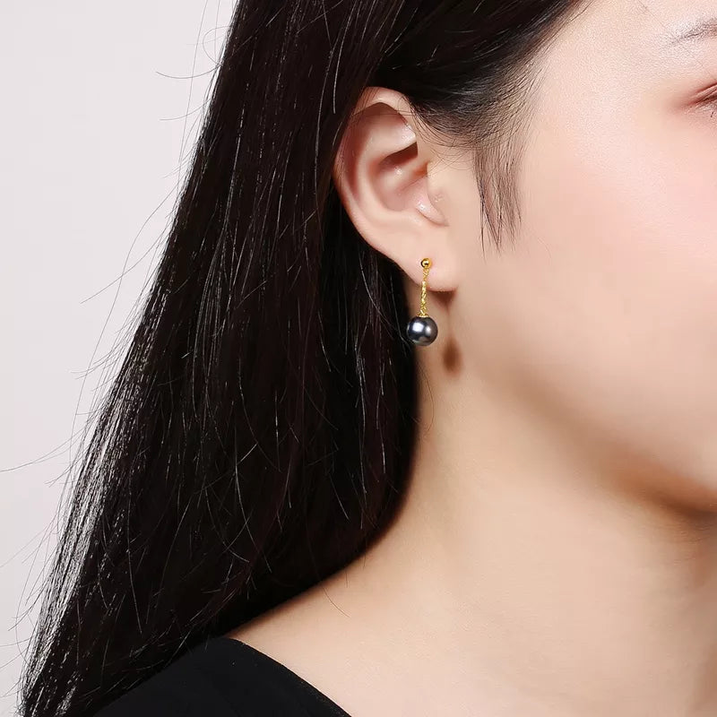 Amandine - boucle d'oreille perle de culture or