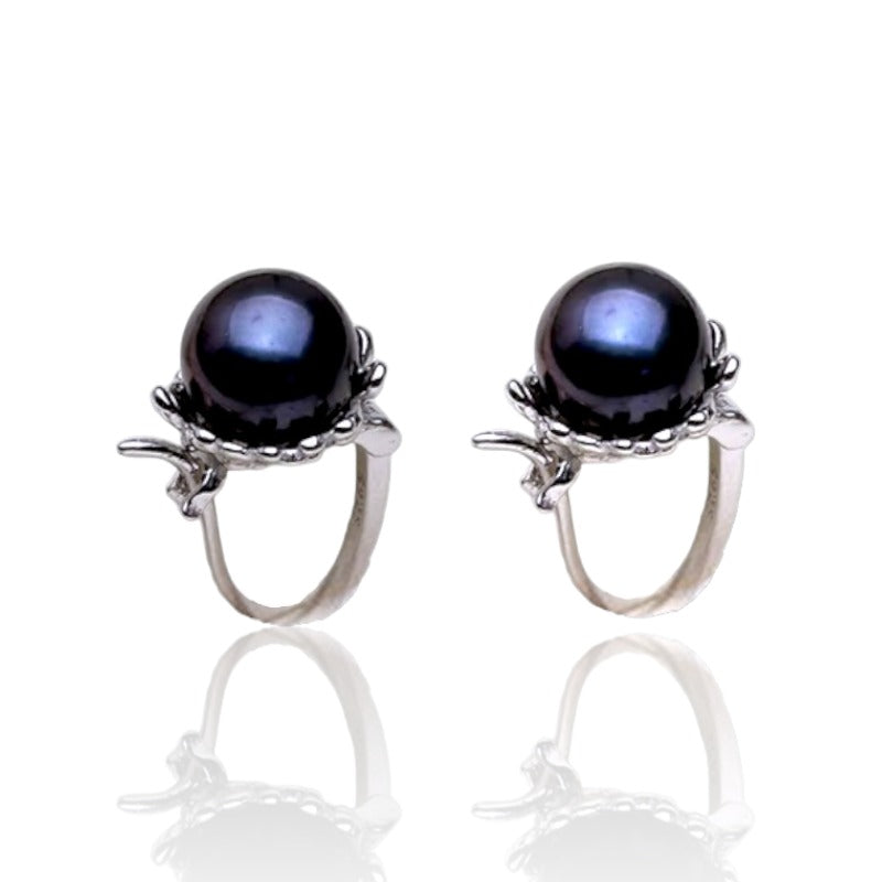 Boucles d'oreilles de mariage ornées de perles d'eau douce CACERES Boucles d'oreilles de mariage ornées de perles d'eau douce CACERES