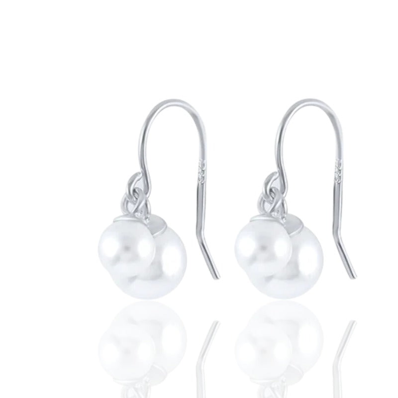 boucle-doreille-deux-perles-argent