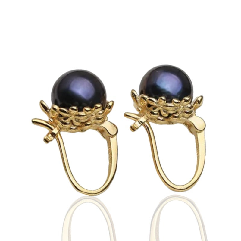 boucle-doreille-perle-noire